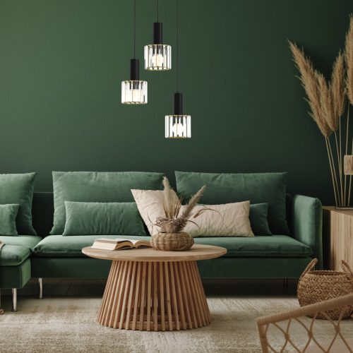 CRISTAL 3xE27 Milagro mennyezeti lámpa