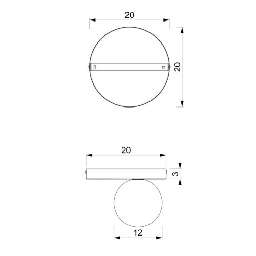 BIBIONE mennyezeti lámpa 1xG9 Milagro