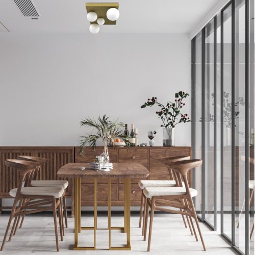 BIBIONE Arany mennyezeti lámpa 4xG9 Milagro