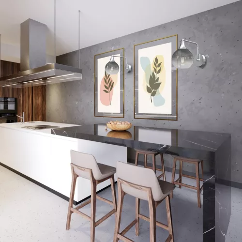 MONTE ezüst fali lámpa 1xE27 Milagro