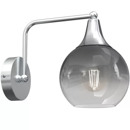 MONTE ezüst fali lámpa 1xE27 Milagro