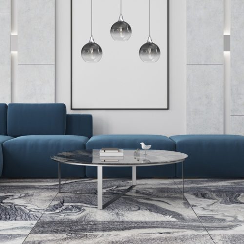 MONTE ezüst mennyezeti függőlámpa 3xE27 Milagro Strip