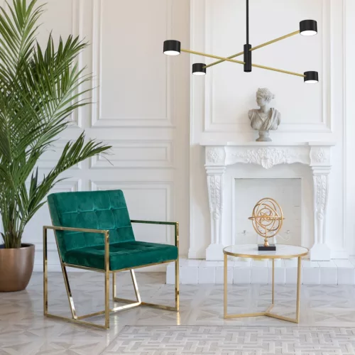 CROSS Arany mennyezeti lámpa 4xGX53 Milagro