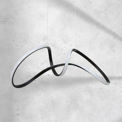 TESORO fekete 48W LED Milagro mennyezeti lámpa