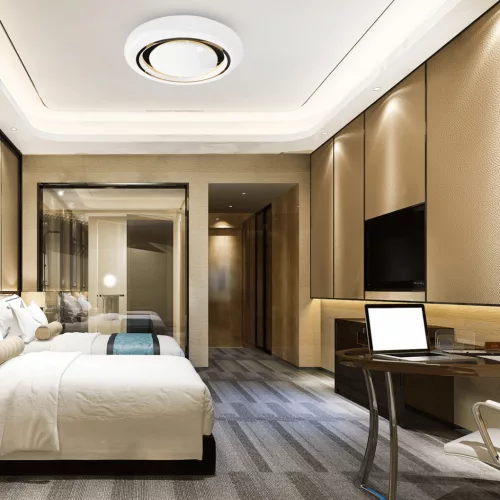 LED felületre szerelhető mennyezeti lámpa Arany kerek MEGAN 48W 48 cm CCT + Milagro távirányító