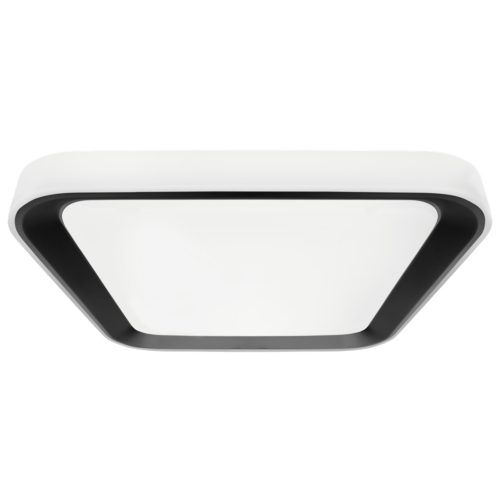 Felületre szerelhető LED mennyezeti lámpa Fekete négyzet QUADRO 38W 40 cm CCT + Milagro távirányító