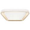 LED mennyezeti lámpa felületre szerelhető Gold Square QUADRO 38W 40 cm CCT + Milagro távirányító