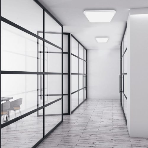 Felületre szerelhető LED mennyezeti lámpa Fehér négyzet FABIO 23W 37 cm 4000K Milagro