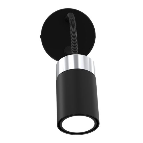 Flex JOKER Fali lámpa Fekete króm 1xGU10 Milagro