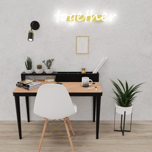 Flex JOKER fali lámpa fekete arany 1xGU10 Milagro