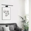 Fali lámpa PINTO Fekete 12W LED 50cm Milagro