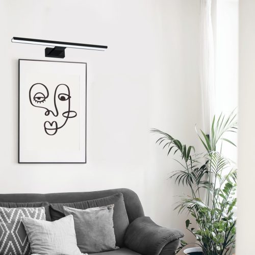 Fali lámpa PINTO Fekete 12W LED 50cm Milagro