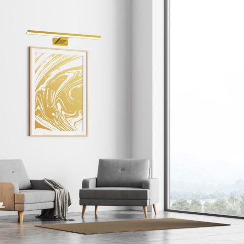 PINTO Gold fali lámpa 12W LED 50cm Milagro