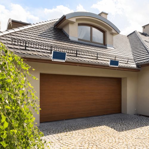 JIMMY LED spotlámpa 580lm 6000K IP65 40W Napelemes fénycső fehér, Twilight Sensor Eco-Light