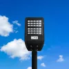 VIA LED Solar utcai lámpa IP65 50W 6000K fekete mozgás- és szürkületérzékelő + Eco-Light távirányító