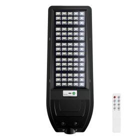   VIA LED Solar utcai lámpa IP65 200W 6000K fekete mozgás- és szürkületérzékelő + Eco-Light távirányító
