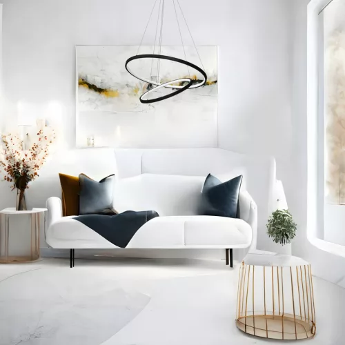 ROTONDA Fekete 51W LED Milagro mennyezeti lámpa