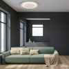 LED felületre szerelhető mennyezeti lámpa ZONDA Gold 48W Milagro ventilátorral