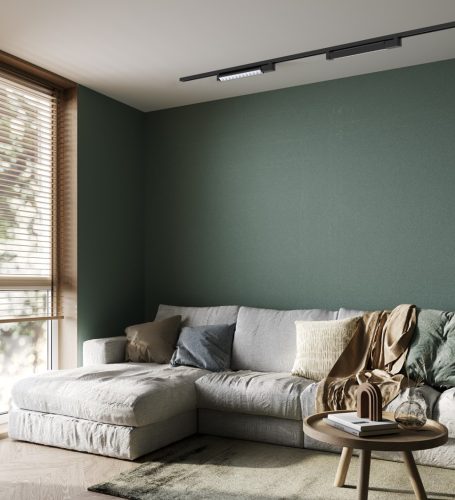 1 fázisú sínlámpa CYBER Black 28W LED Milagro