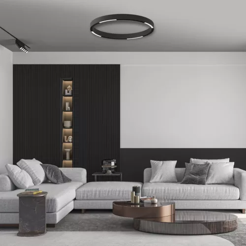 LED sínlámpa ROUND MAGNETIC TRACK 10W 4000K átm. 600mm Milagro