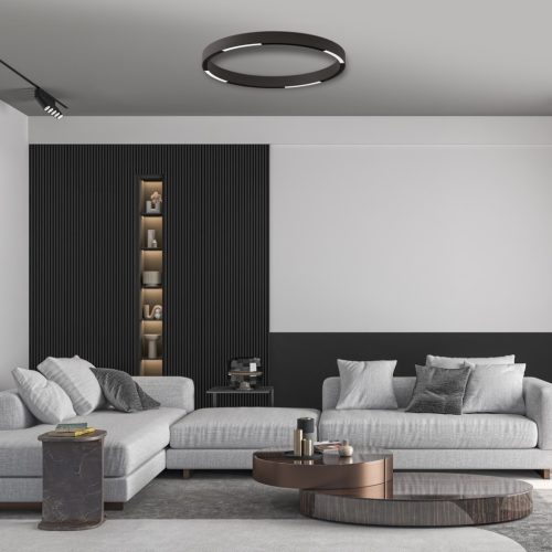 LED sínlámpa ROUND MAGNETIC TRACK 10W 3000K átm. 600mm Milagro