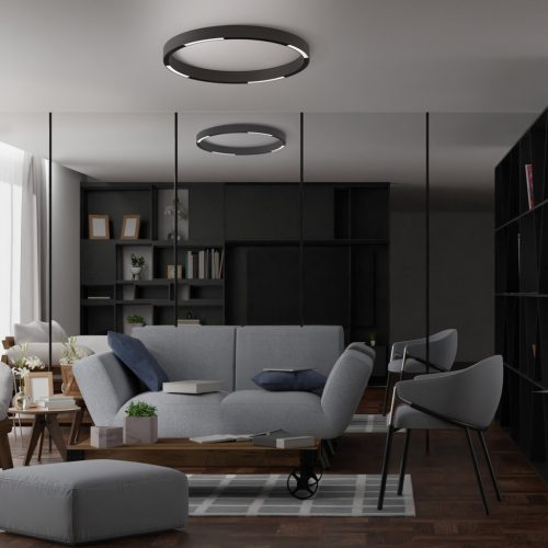 LED sínlámpa ROUND MAGNETIC TRACK 10W 3000K átm. 900mm Milagro