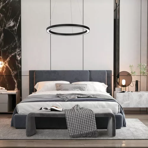 GALAXIA Fekete 26W LED Milagro mennyezeti lámpa