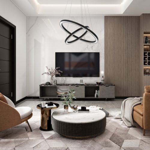 GALAXIA Fekete 46W LED Milagro mennyezeti lámpa