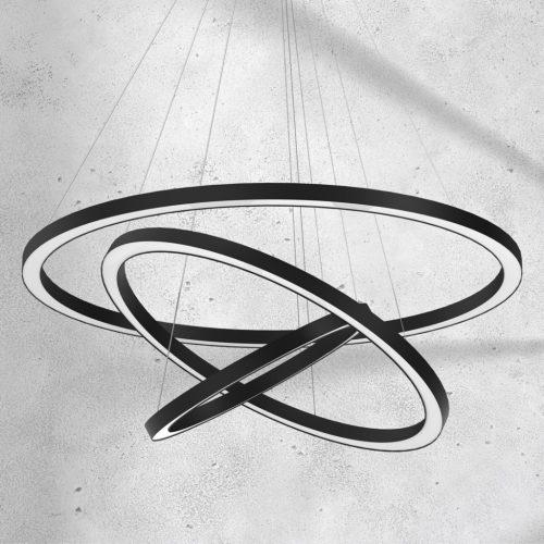 GALAXIA Fekete 85W LED Milagro mennyezeti lámpa