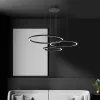 GALAXIA Fekete 85W LED kör alakú függőlámpa Milagro