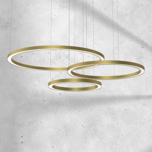 GALAXIA Gold 85W LED kör alakú függőlámpa Milagro