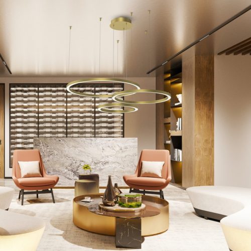 GALAXIA Gold 85W LED kör alakú függőlámpa Milagro