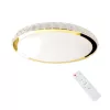 Felületre szerelhető LED mennyezeti lámpa Layla Gold 33W, szabályozható + Milagro távirányító