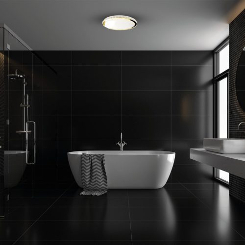 Felületre szerelhető LED mennyezeti lámpa Layla Gold 50W, szabályozható + Milagro távirányító