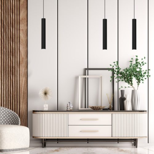 HUDSON fekete mennyezeti lámpa 1xGU10 Milagro