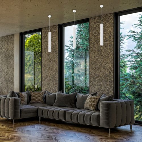 HUDSON függő mennyezeti lámpa fehér 1xGU10 Milagro