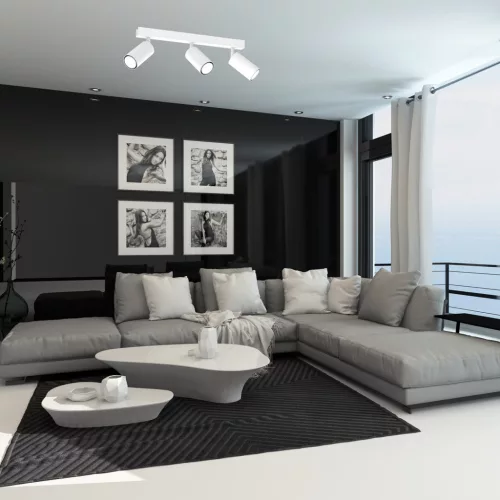 HUDSON mennyezeti lámpa fehér 3xGU10 Milagro