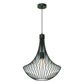 CESTA mennyezeti függőlámpa zöld 1xE27 Milagro