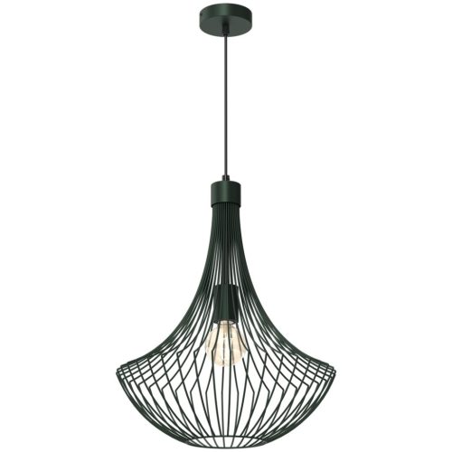 CESTA mennyezeti függőlámpa zöld 1xE27 Milagro