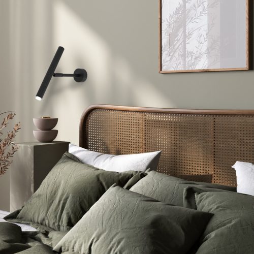 MONZA fekete fali lámpa 1xG9 max 8W LED Milagro