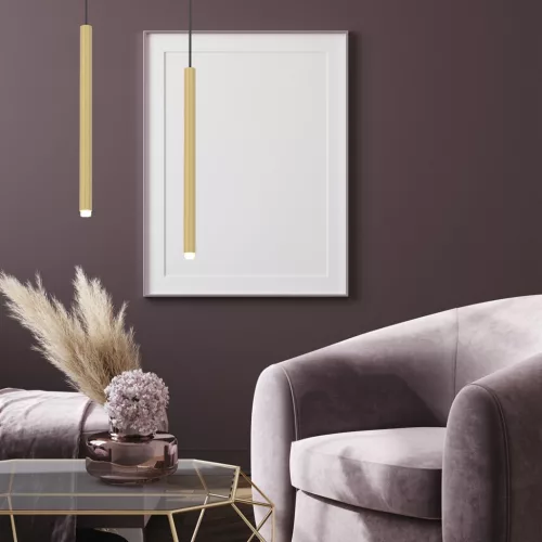 MONZA mennyezeti függőlámpa sárgaréz 1xG9 max 8W LED Milagro