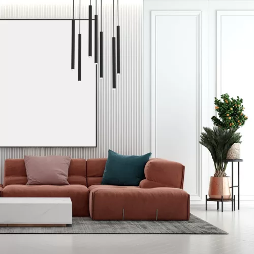 MONZA Fekete mennyezeti lámpa 7xG9 max 8W LED Milagro