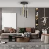 MONZA mennyezeti függőlámpa sárgaréz 7xG9 max 8W LED Milagro