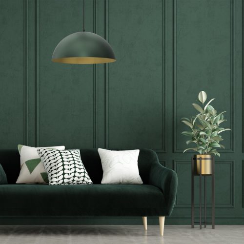 BETA Függesztett mennyezeti lámpa Green Gold 1xE27 45cm Milagro