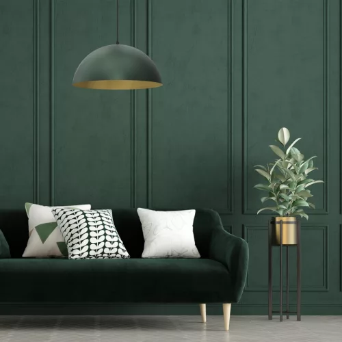 BETA Függesztett mennyezeti lámpa Green Gold 1xE27 45cm Milagro