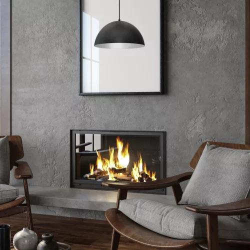 BÉTA mennyezeti függőlámpa fekete-fehér 1xE27 35cm Milagro