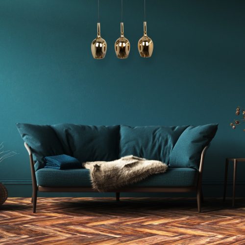 LUGANO Arany mennyezeti lámpa 3xE14 Milagro