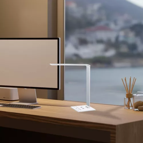 VARIO LED Asztali lámpa Fehér 5W LED Milagro