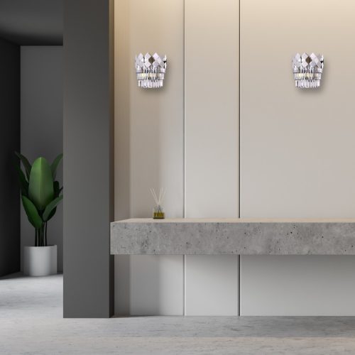 CARISMA fali lámpa króm 2xE14 Milagro