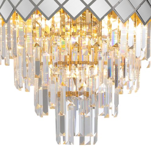 CARISMA csillár mennyezeti lámpa króm 9xE14 Milagro